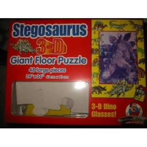  Stegosaurus 3 D Giant Floor Puzzle Toys & Games