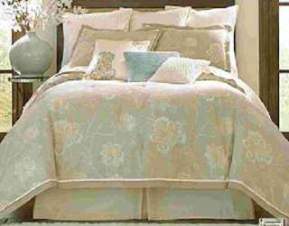  Cindy Crawford 4 PC Comforter Set, CA King, Ombre Floral 