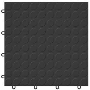   Garage Flooring Coin Circular Top Design   Box of 50   12 x 12 Tiles