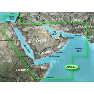  Garmin Bluechart G2   HAW005R   The Gulf & Red Sea   Data Card 