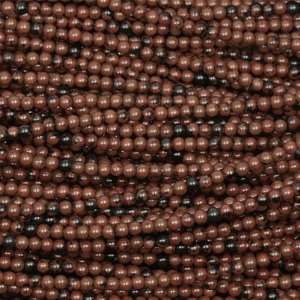   Obsidian 2mm Round Gemstone Beads Strand Arts, Crafts & Sewing