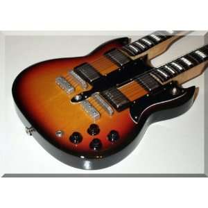   Mini Guitar Gibson SG doubleneck Sunburst Musical Instruments