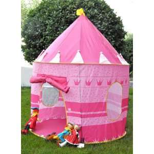  New Kid Girl Pink Color Pop Up PLAY TENT Princess Castle 