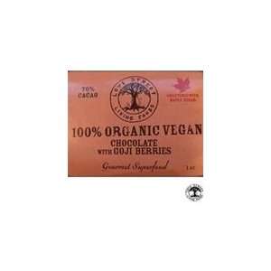 100% Organic Vegan Chocolate with Goji Berries  Grocery 