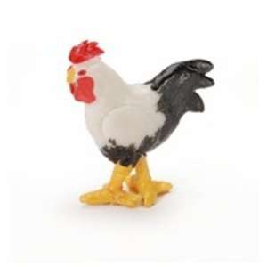  Miniature Black and White Rooster Toys & Games