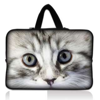 17 Inch Cat Face Laptop Carring Bag Soft Notebook Sleeve Pouch Case 