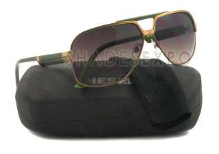 NEW Diesel Sunglasses DL 0025 GREEN 36B 63MM DL0025 AUTH  