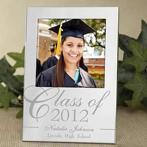   Personalized Silver Picture Frames   Graduation Class