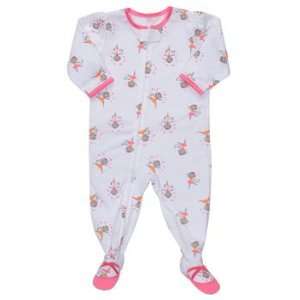  Carters Ballerina Monkey Comfy Fit Footed Sleeper Pajamas 
