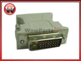DVI D 24+1 Male to 15 Pin VGA Female Adapter for LCD TV  