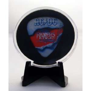    AC DC The Razors Edge Guitar Pick Display/Stand 