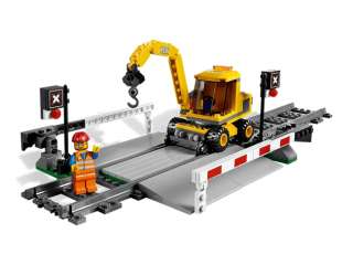Brand Korea Lego City Trains 7936 Figures Sets toys Level Crossing 