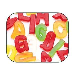 Gummi Gummy Alphabet Letters Candy 5 Pound Bag (Bulk)  