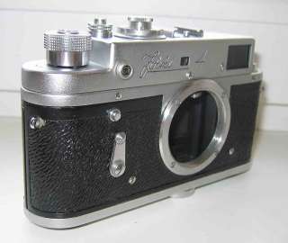 LATIN ENGRAVING Rare russian copy Leica camera ZORKI 4  