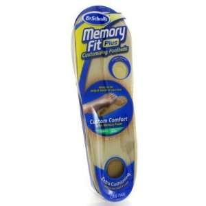Dr. Scholls Insoles Memory Fit Mens 8 13 (3 Pack) with Free Nail 