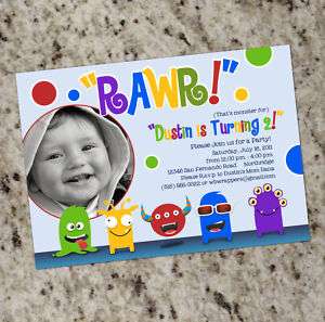 Little Monsters* Party Invitations   Print Your Own  