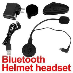  Motorcycle Helmet GPS Bluetooth Intercom Headset 