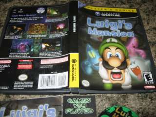 Luigis Mansion for the Nintendo Gamecube. Come complete with case 