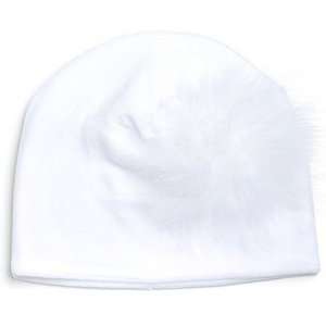  White Velvet Hat with White Regular Marabou Toys & Games