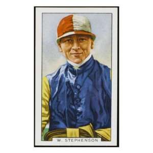  W Stephenson, Jockey, in the Colours of Mr Wallace Wylie 
