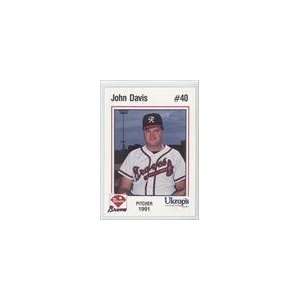  1991 Richmond Braves Team Issue #22   John Davis Sports 