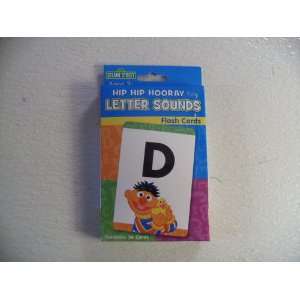  Sesame Street Hip Hip Hooray Letter Sounds Flash Cards 