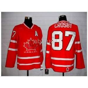   NEW Team Canada 2010 Olympic #87 SIDNEY CROSBY Red(Home) Hockey Jersey
