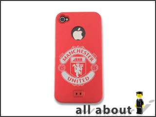 Manchester United Logo for i Phone 4 4S Protective Metal Case Aluminum 