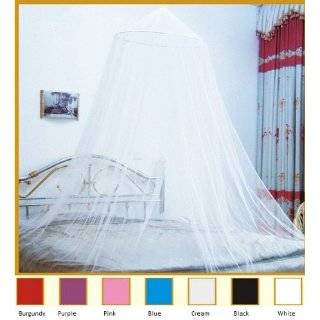 OctoRose ® White Hoop Bed Canopy Mosquito Net Fit Crib, Twin, Full 