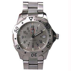  Marine Watch, Gray Dial, Steel Bracelet