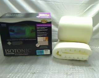 Isotonic Structure 6 Zone Memory Foam Queen Mattress Topper  