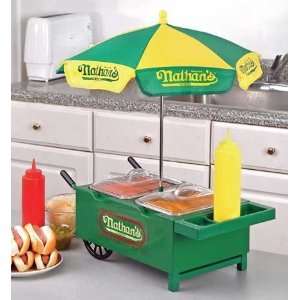 Nathans Hot Dog Stand   Steams both Dogs and Buns  Kitchen 