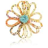 aid through trade himalayan coral flower pin $ 28 00 carolee classic 