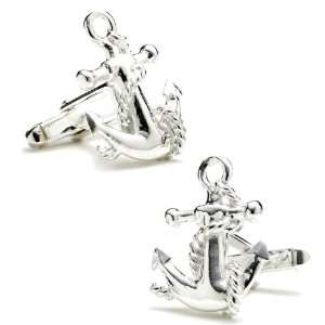 Anchor Ravi Ratan Collection Sterling Silver Executive Cufflinks w 