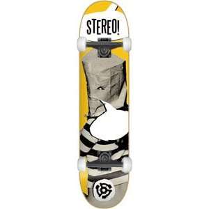  Stereo Speechless Complete Skateboard   8.5 Yellow w 