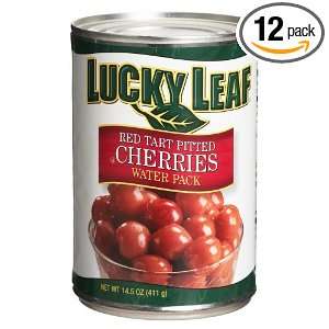 Lucky Leaf Red Tart Pitted Cherries, 14.5 Ounce Units (Pack of 12 