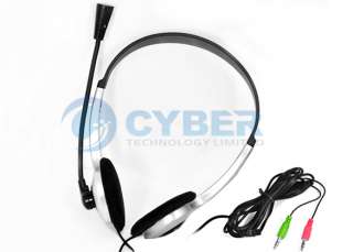 Laptop/PC Headphone Headset Earphone With Mic Microphone For Skype 