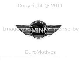 BMW Mini Cooper Emblem MINI rear Hatch decklid OEM deck lid wings 