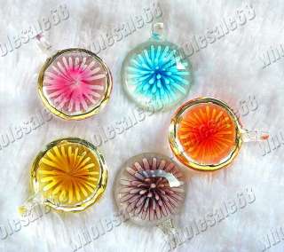 Wholesale 15ps Charm crystal Round murano glass Pendant  