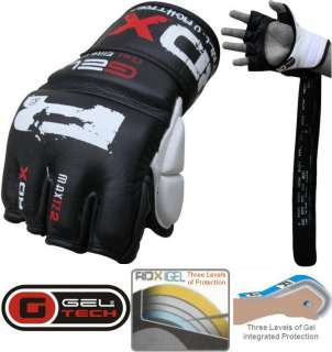 Auth RDX 7oz Grappling Gloves MMA,UFC,Boxing,Cage NHB L  