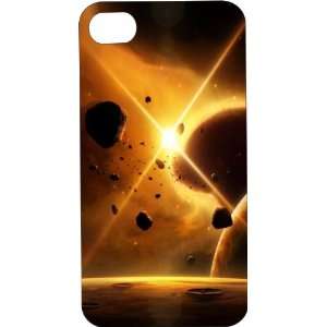 Silicone Rubber Case Custom Designed Asteroid iPhone Case for iPhone 4 