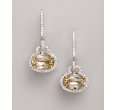 dove s lemon quartz and diamond octagon drop earrings