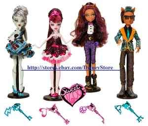 Monster High SWEET 1600 Dolls Draculaura Frankie Stein Clawdeen & /or 