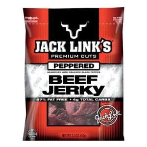  8 each Jack LinkS Peppered Beef Jerky (07283)
