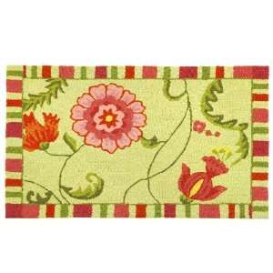  Homefires Accents Jacobean Fuchsia Indoor Rug, 22 Inch by 