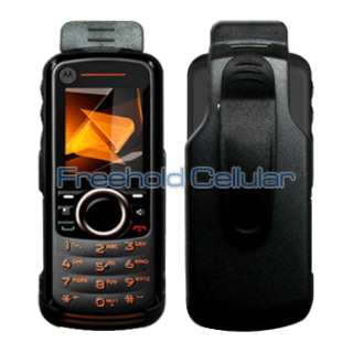 Black Holster Case Clip + Car Charger for Motorola i296  