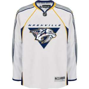 Nashville Predators Jersey   2007 RBK Premier Team Hockey (White 