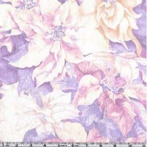   Wide Winter Flowers Lilac Fabric By The Yard Arts, Crafts & Sewing