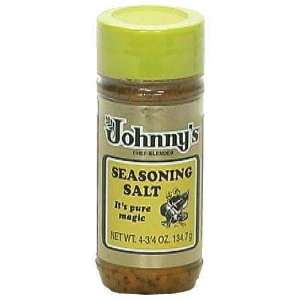 Johnnys Fine Foods, Seasoning Salt, 4.75 OZ (Pack of 6)  