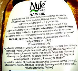 NYLE Herbal Hair Oil Nourishment 300ml Product of India  